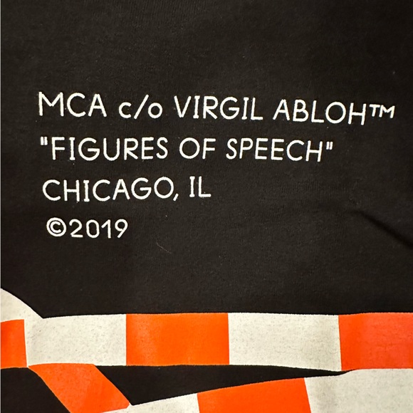 Virgil Abloh x MCA Figures of Speech Tape Tee, unisex, size small - Picture 4 of 4